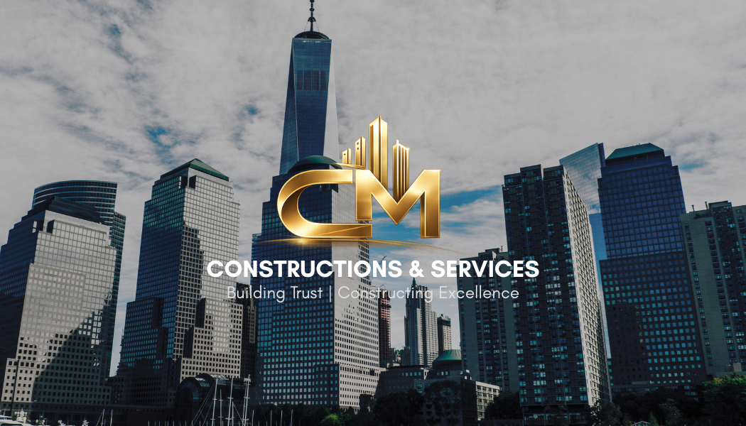 CM Construction business card front